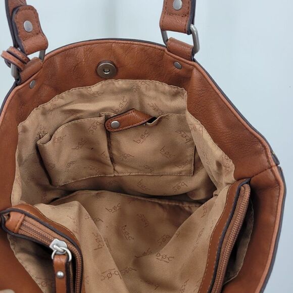 Born Concepts b.o.c. Vegan Pastel Yellow Canvas Bucket Bag Pistachio Leaf Boho - Picture 10 of 14